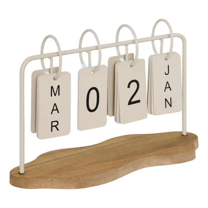 Calendrier décoratif Fred 25x10x16cm