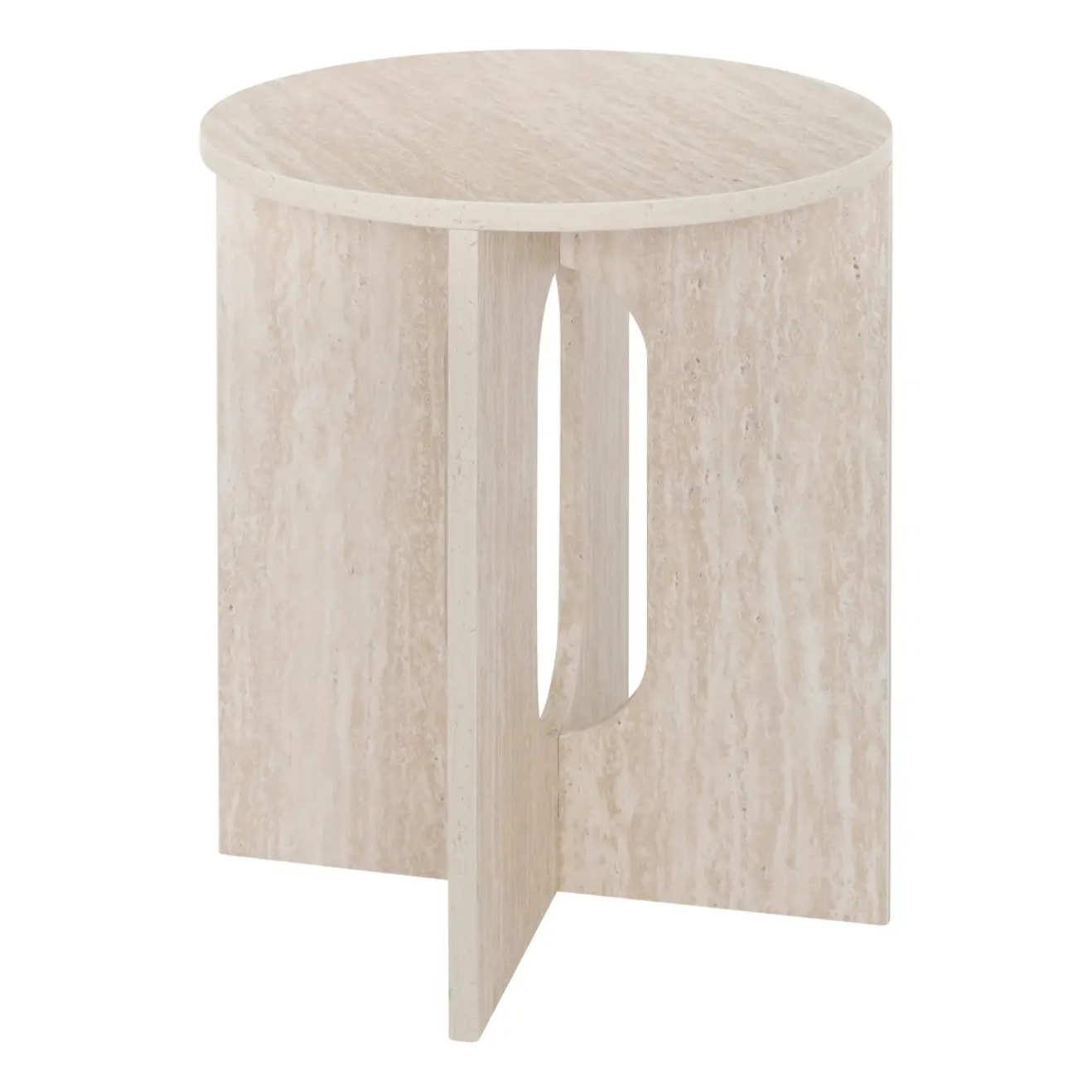 Table d'appoint Anaya beige 40x40x50cm