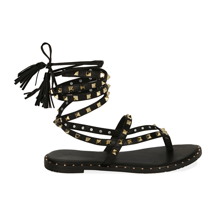 Sandalias chanclas negras