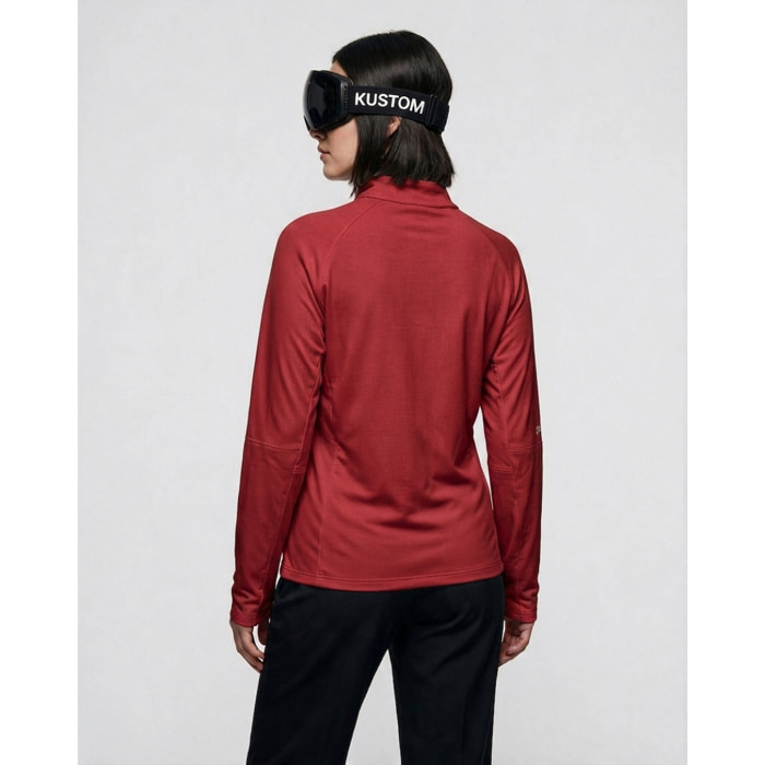 T-shirt termica donna KUSTOM AXIS Thermal - Rosso
