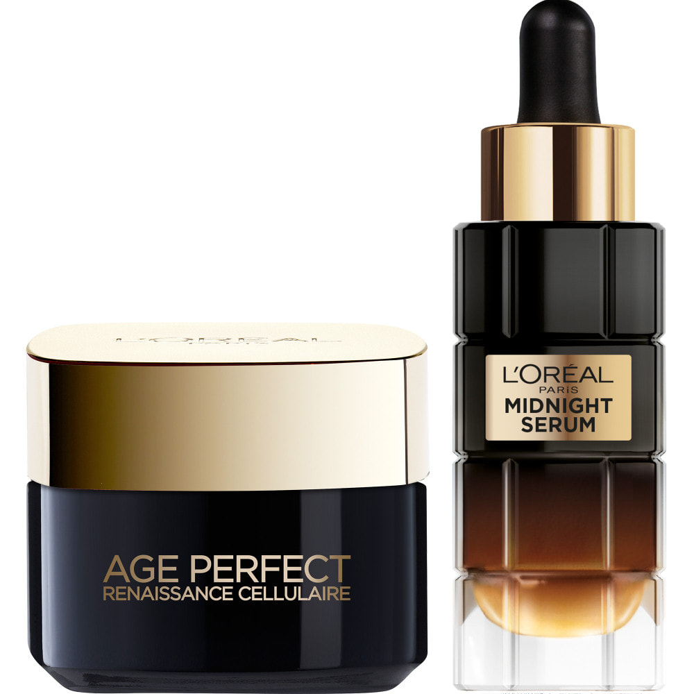 L'Oréal Paris Age Perfect Renaissance Cellulaire Duo Soins Anti-âge Crème de jour 50ml+ Sérum de nuit 50ml