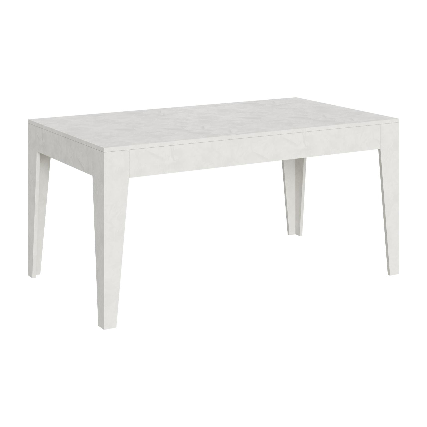 Mesa extensible 90x160/220 cm Cico Blanco Espatulado