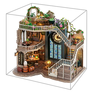 La casa Mágica. Maqueta 3D realista con gran detalle, cubierta antipolvo y luces led.