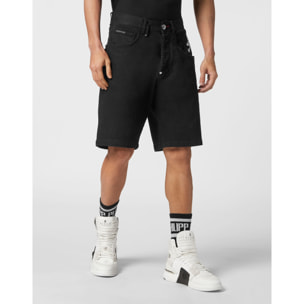 PHILIPP PLEIN Pantalones cortos vaqueros Fermentera BASIC