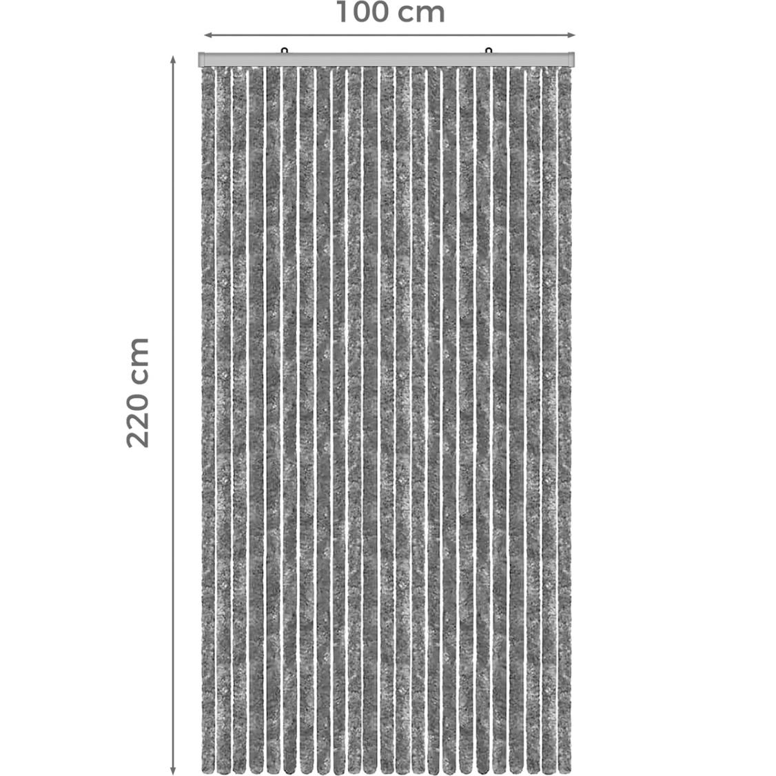 Tenda Antimosca Antirumore In Ciniglia Grigio
