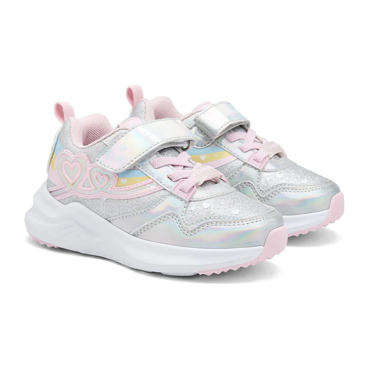 Zapatillas De Luces De Niña Con Cordones Elásticos