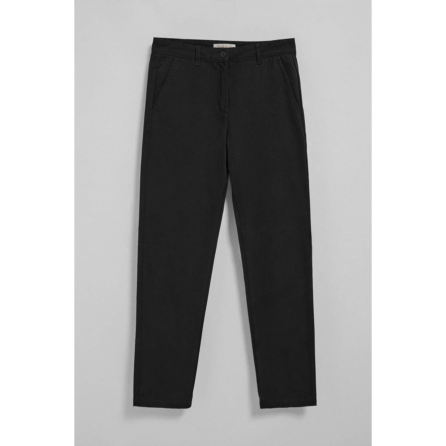 Pantalón chino May negro con bordado en bolsillo minimal Polo Club
