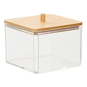 Boite avec 20 élastiques à cheveux assortis Selena beige