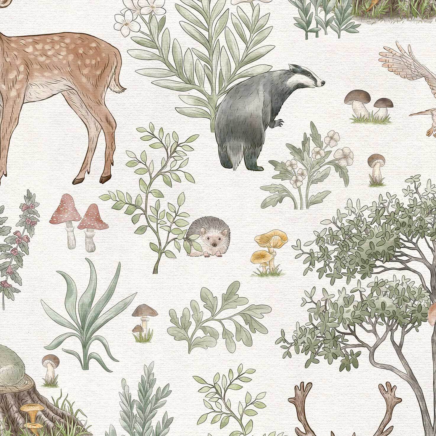 Papier peint enfant L'Aube Intissé