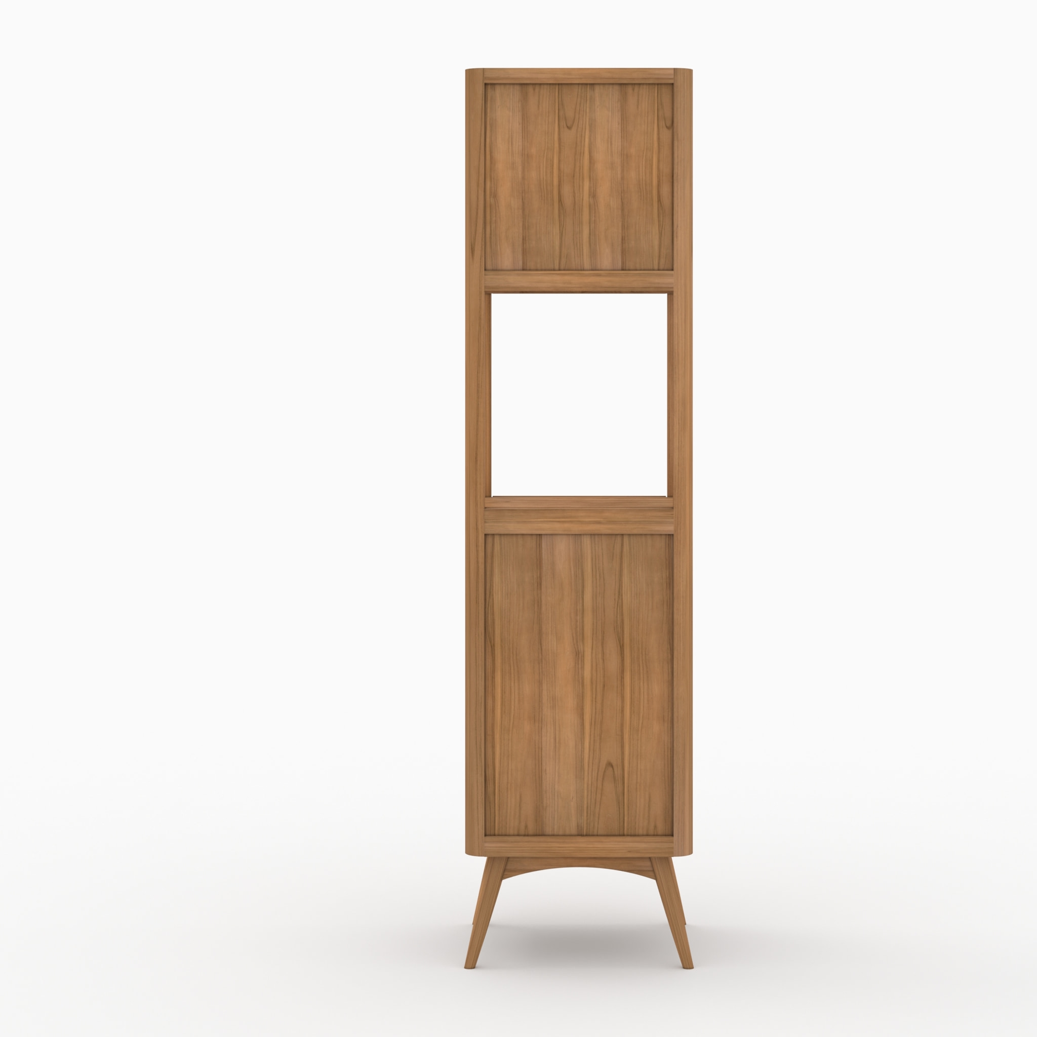 Ensemble de salle de bain en bois de teck 140 cm avec une niche - Auguste