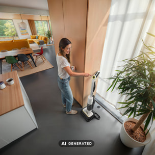 Balai vapeur aspirateur Karcher SCV 4 Steam Vac 1600 W - élimine virus/bactérie