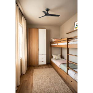 HEY S Ventilateur de plafond noir TUYA