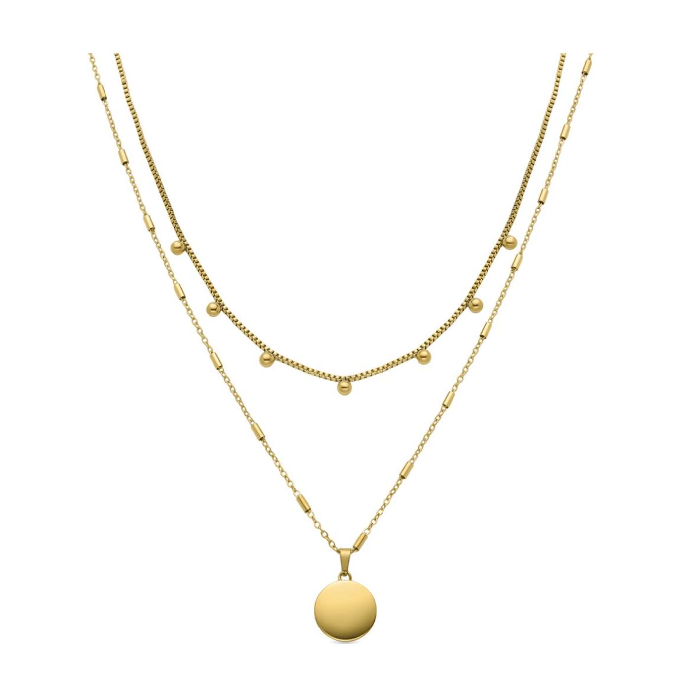 Collar Lux by Lux acabado oro 18k