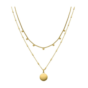 Collar Lux by Lux acabado oro 18k