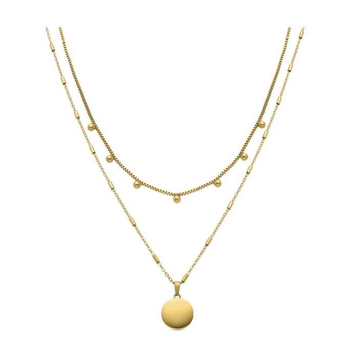 Collar Lux by Lux acabado oro 18k