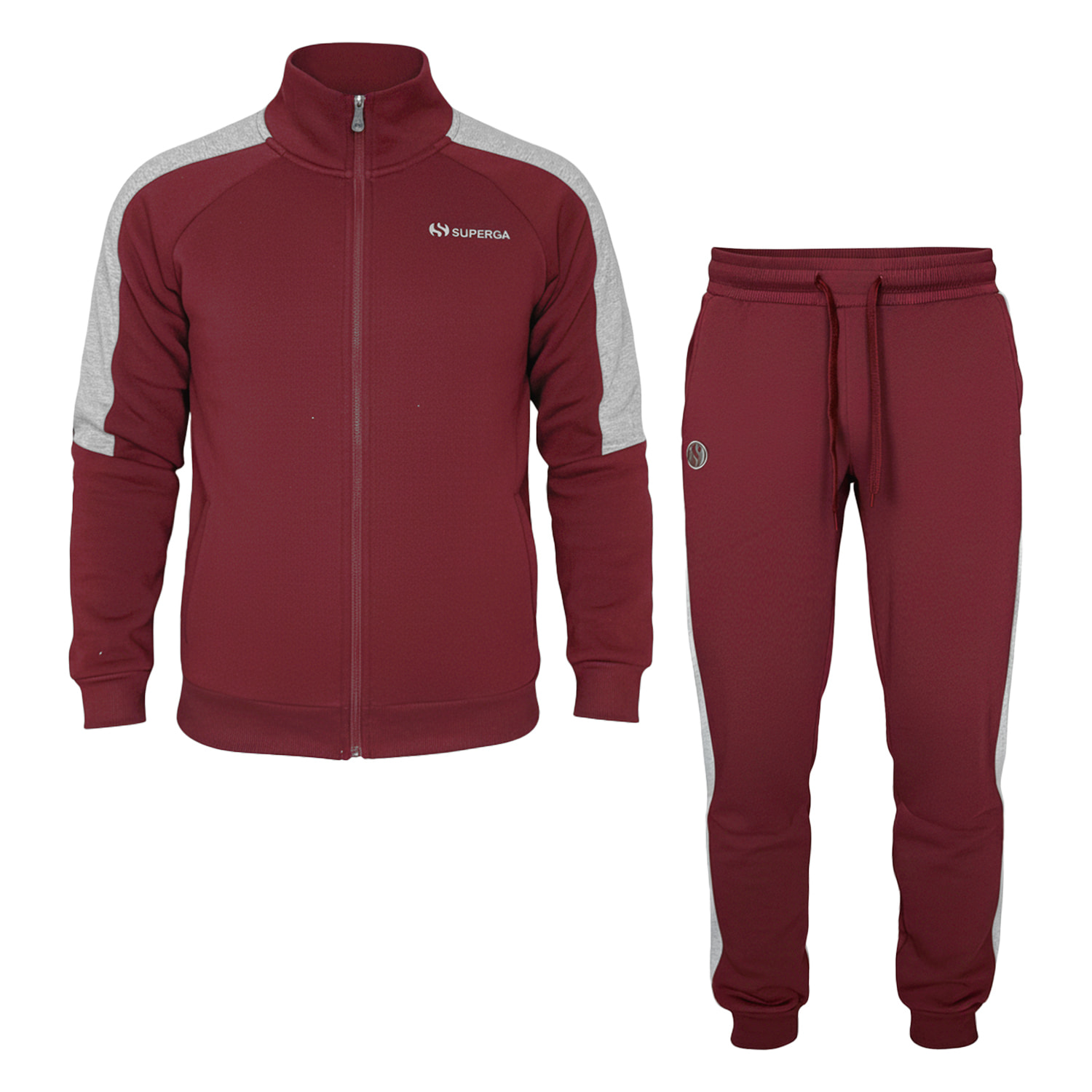 Tuta Uomo SUPERGA Cotone Felpato Full Zip