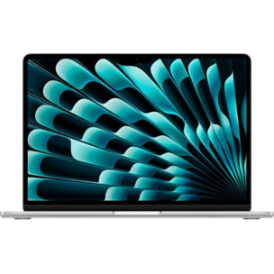 Ordinateur Apple MACBOOK Air 13,6" Puce M4 CPU 10 / GPU 10 cœurs Mémoire RAM 24Go Stockage 512Go SSD Retina Argent