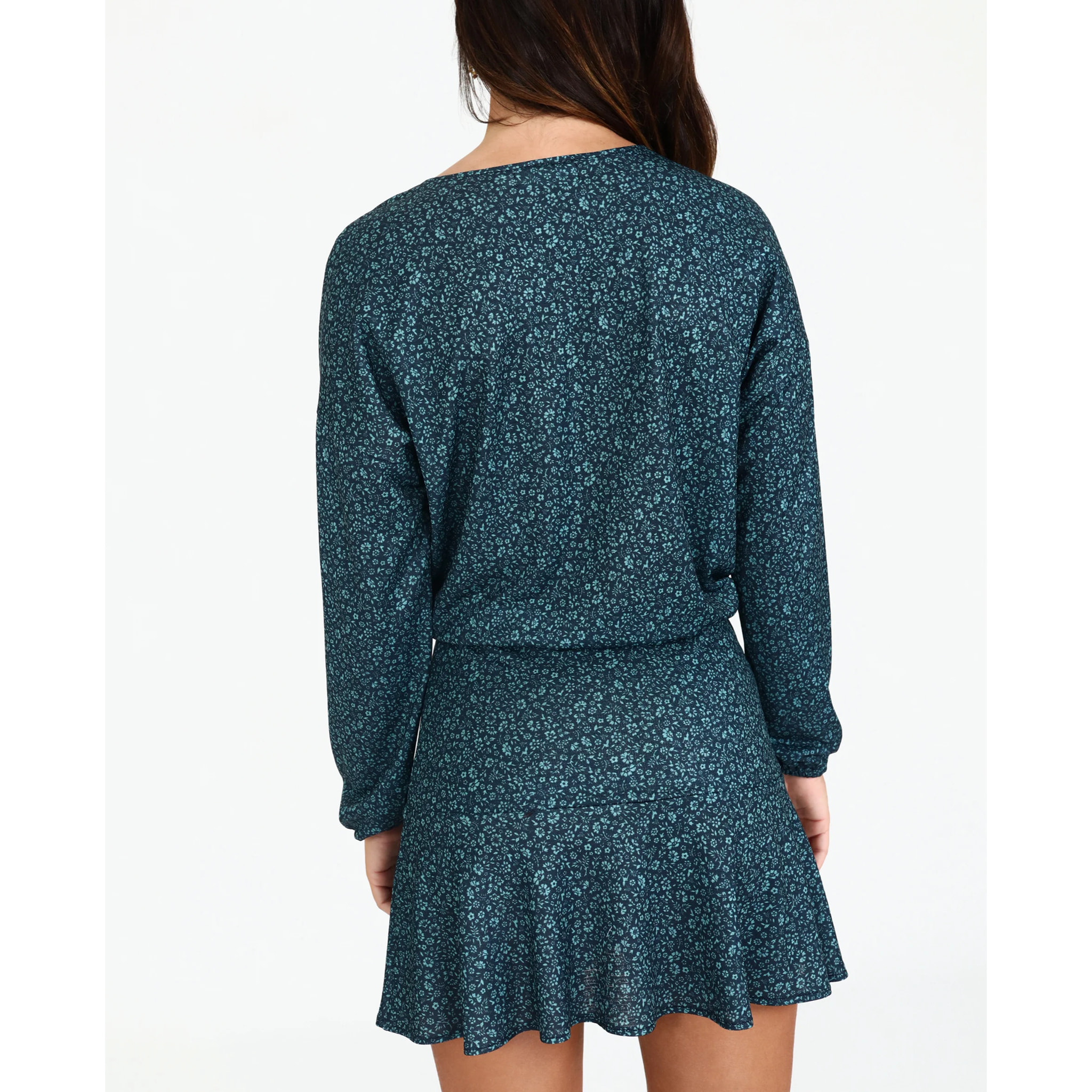 Blusa de mujer estampada manga larga