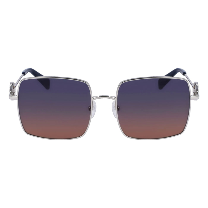 Longchamp - lunettes de soleil - gris - Couleur des verres : multicolore - indice solaire : cat. 3