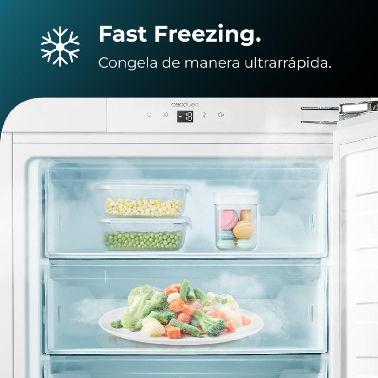 Mini Congelador Integrable de 101 L Bolero Coolmarket TF BI 101 White E. Display
