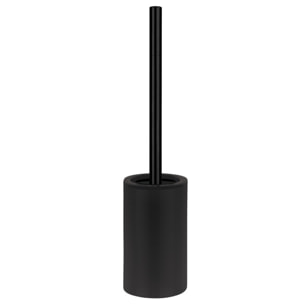 Brosse wc avec support Céramique TUBE-MATT Noir mat Spirella