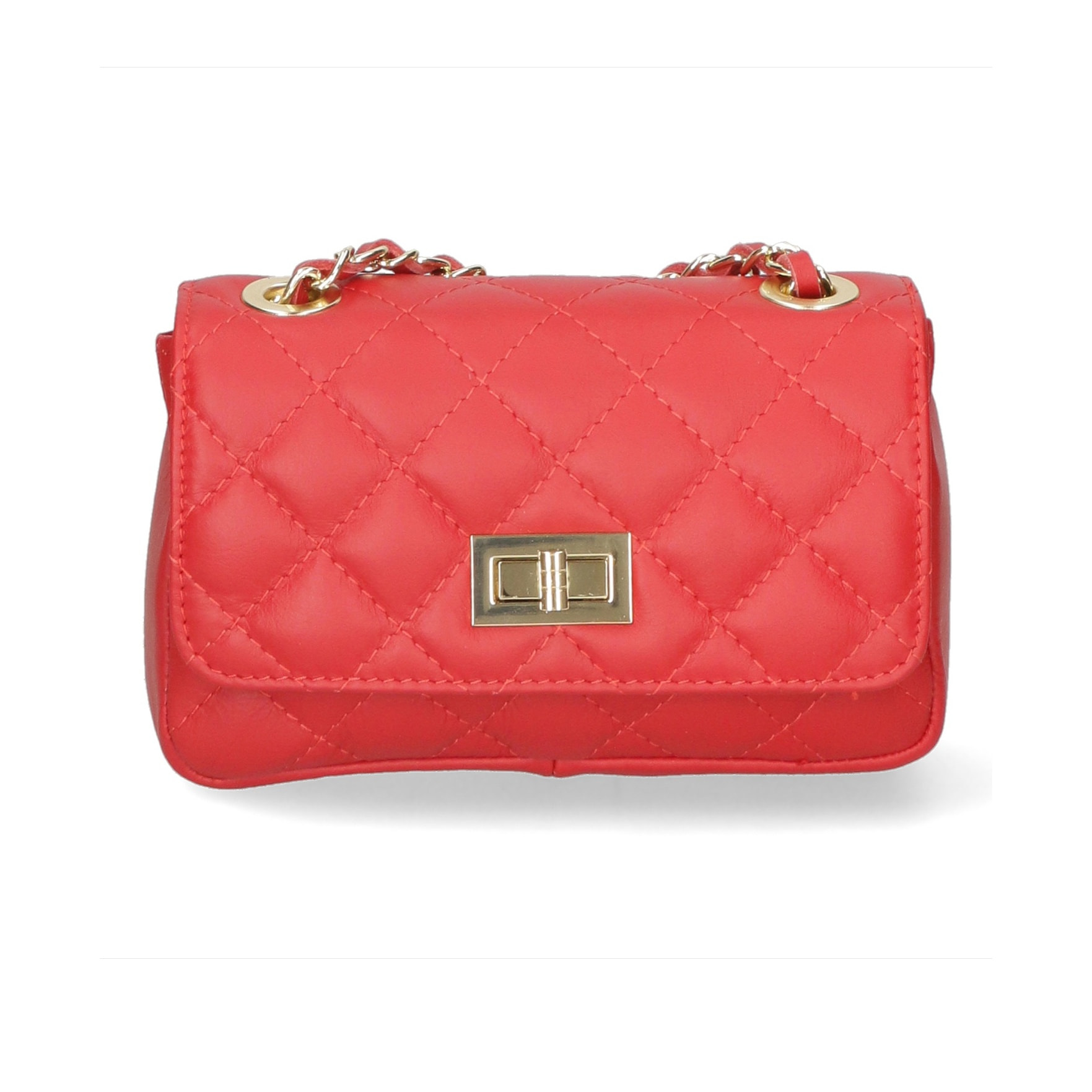 Borsa a spalla da donna - Modello Carolina - Vera pelle - 20.0 x 13.0 x 6.0 cm