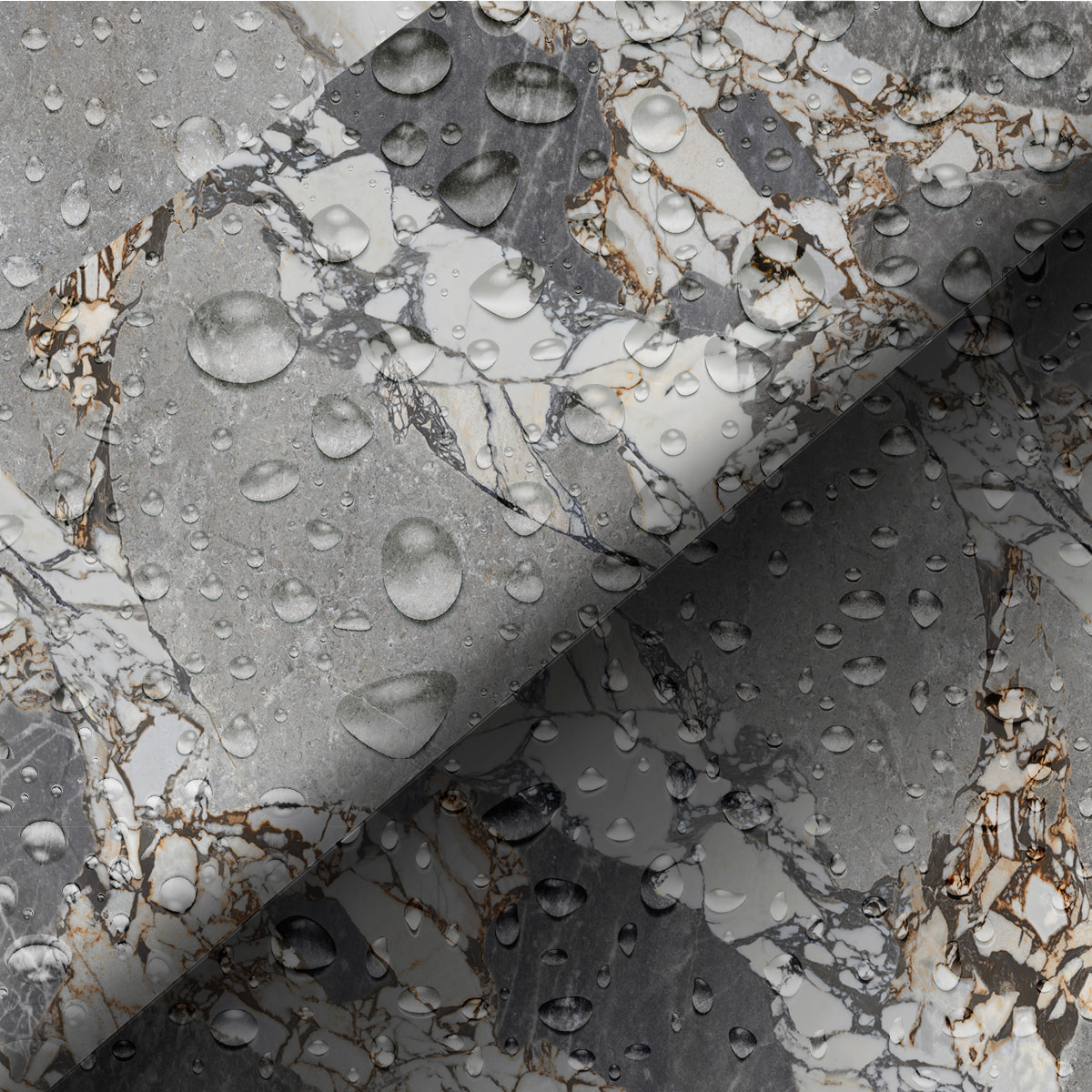 Sticker crédence adhésive - PIERRE NATURELLE - 60x100cm