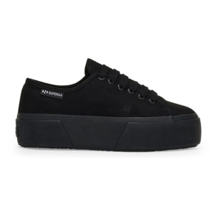 Scarpe da donna Superga Nero 3790 Microfiber Leggera