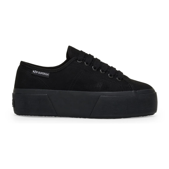 Scarpe da donna Superga Nero 3790 Microfiber Leggera