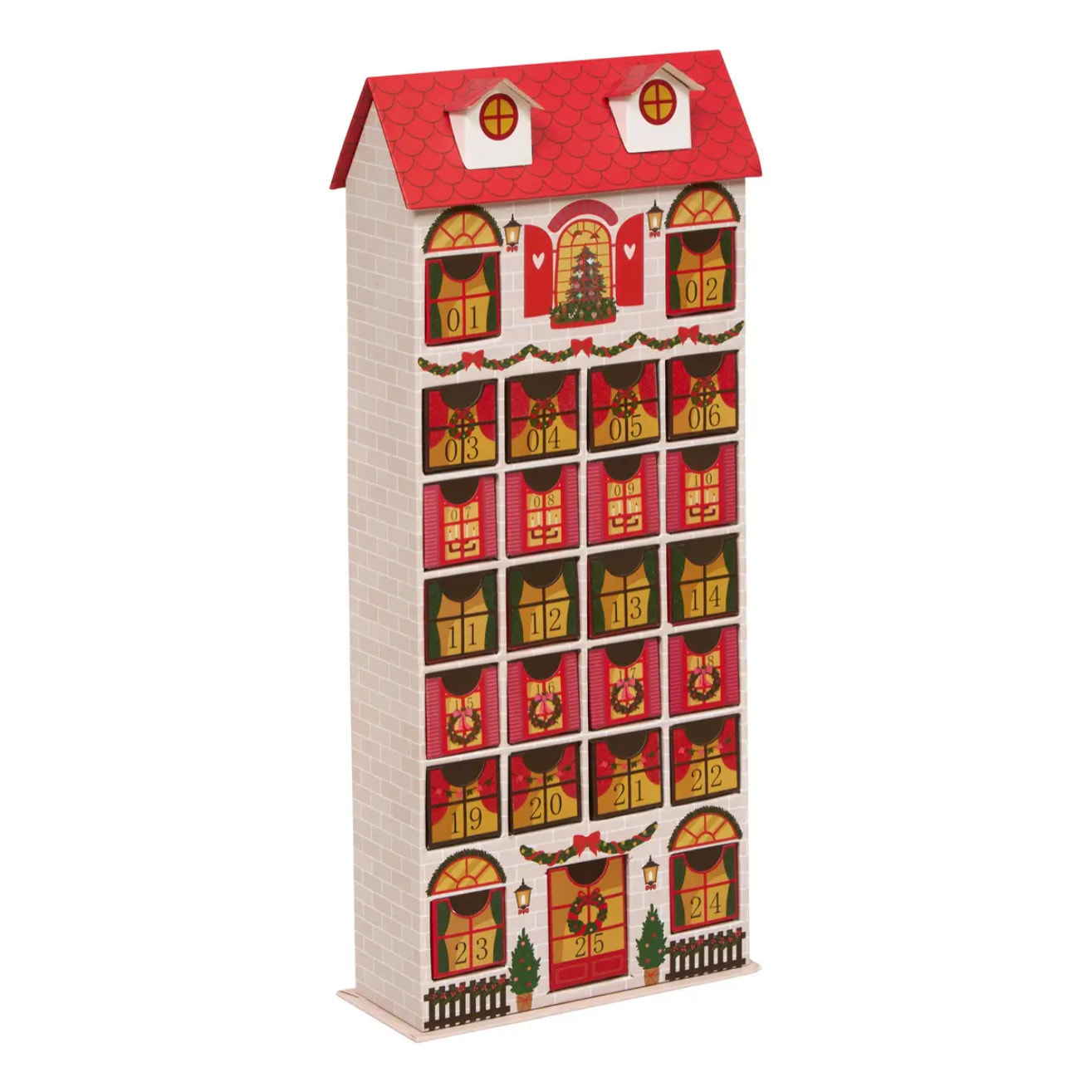Calendrier de l'Avent maison H. 41 cm