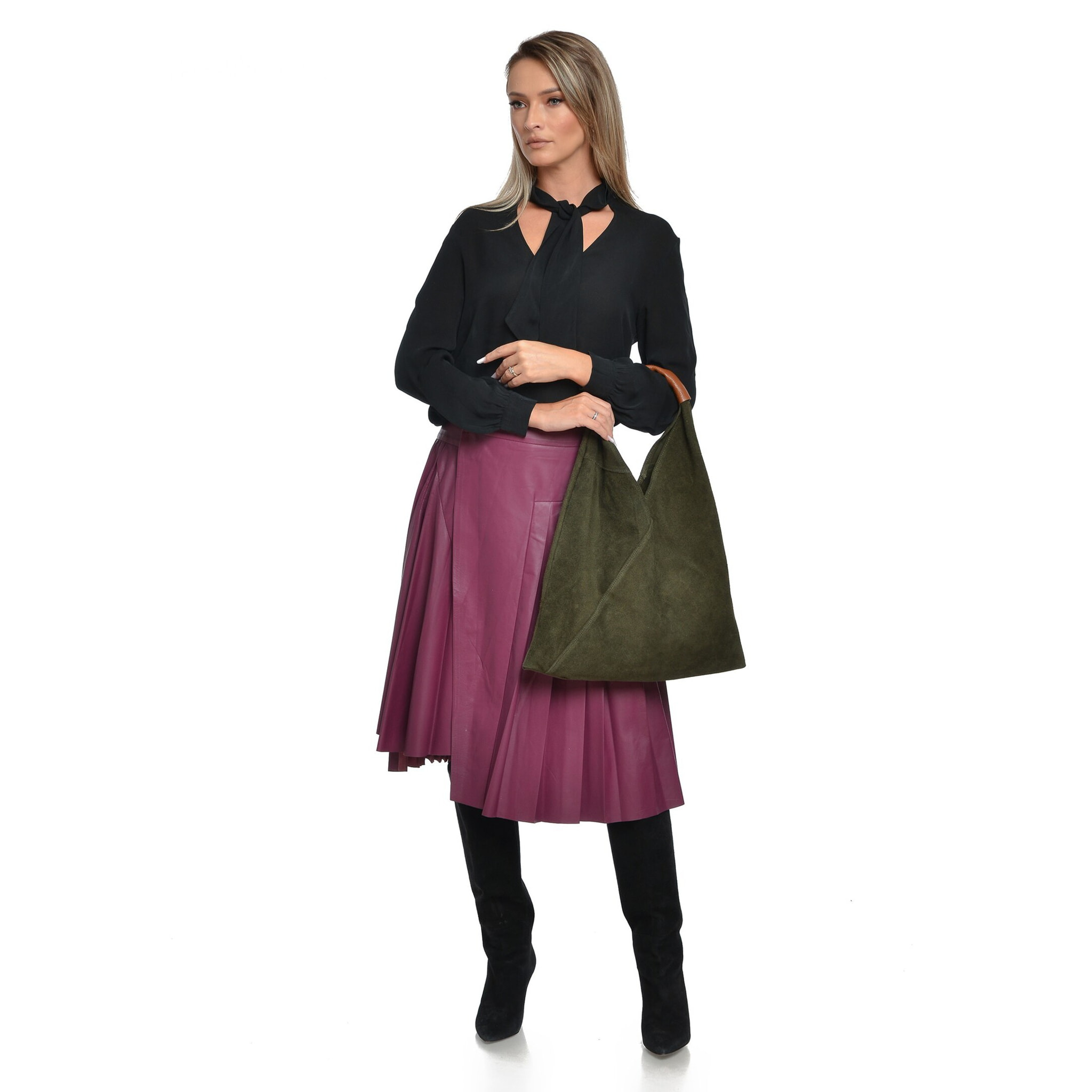 Borsa a tracolla Anna Luchini Verde