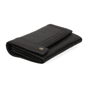 Portafoglio uomo in vera pelle - Modello False - Casual - 18.0 x 11.0 x 4.0 cm