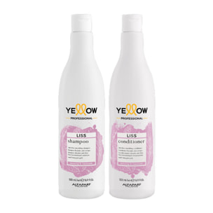 ALFAPARF Yellow Kit Liss Shampoo 500ml + Conditioner 500ml