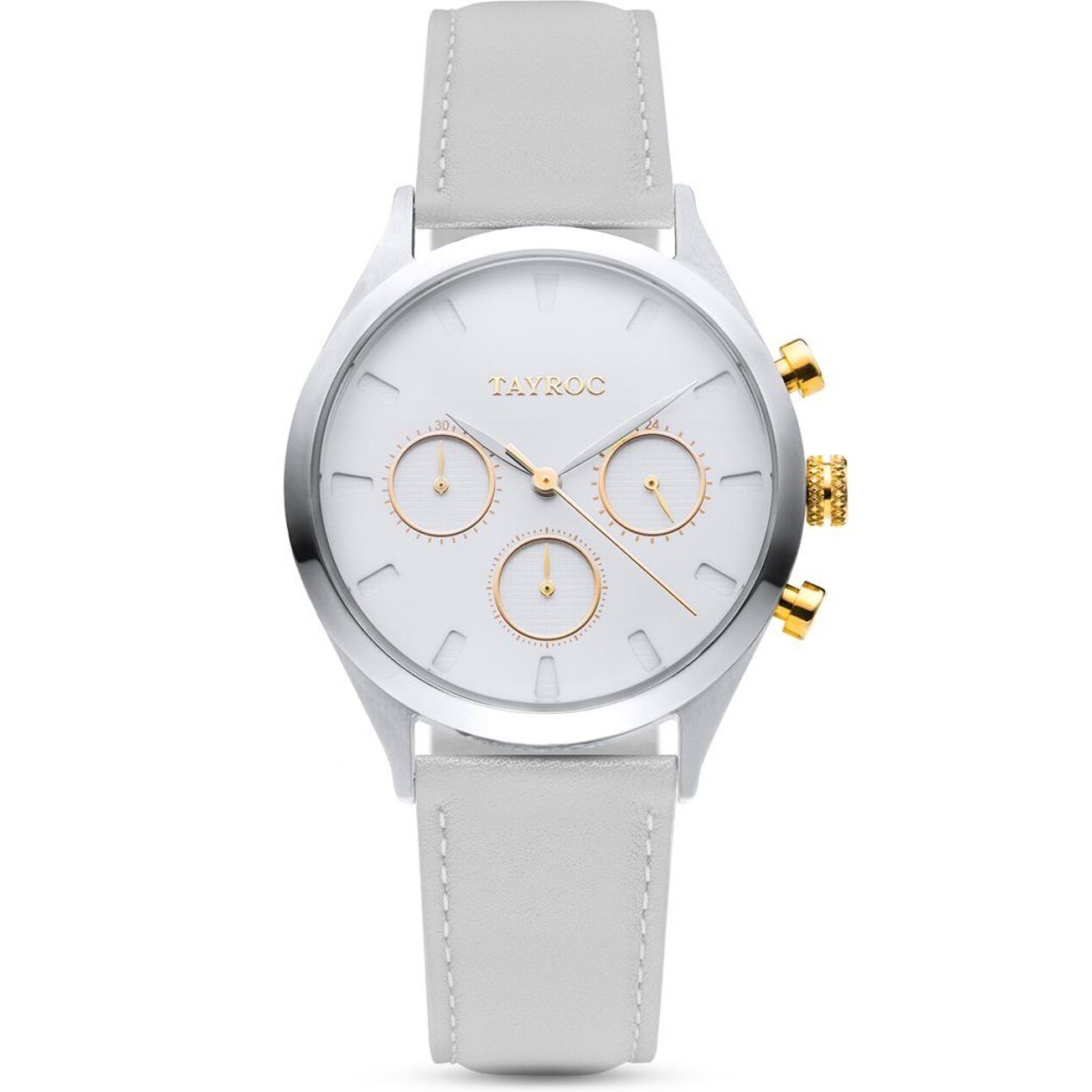 Reloj Tayroc TY61 Mujer Analogico Cuarzo con Correa de Cuero