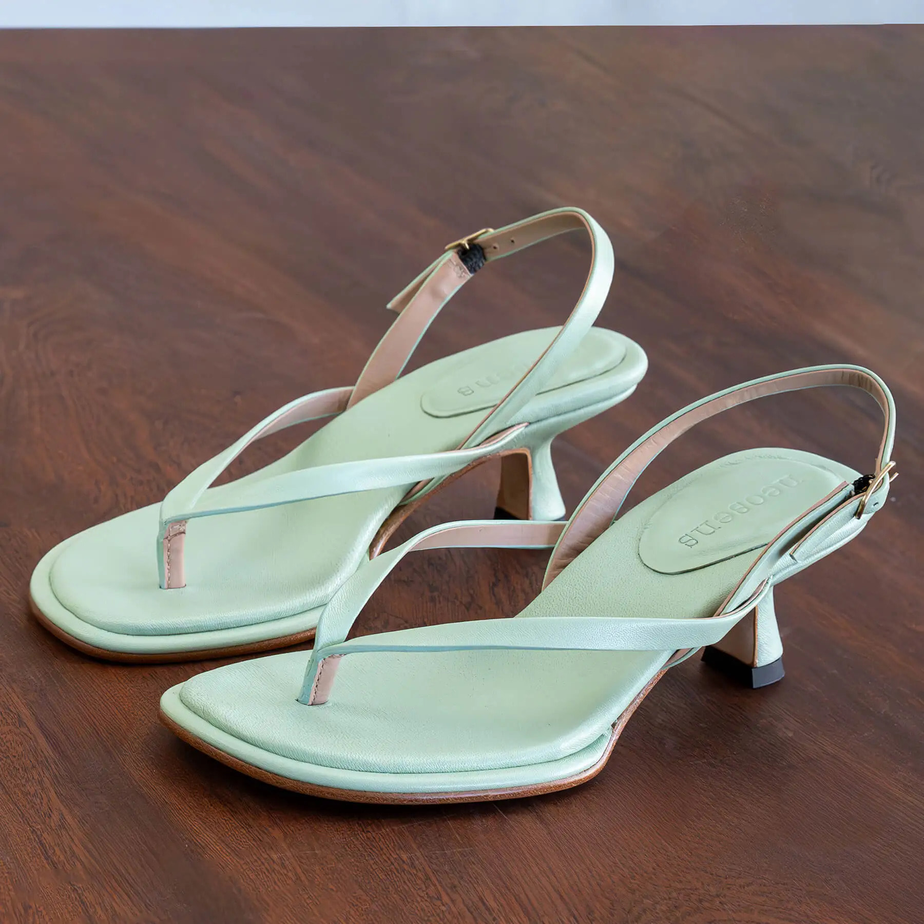 Sandalias con tacón S3166 NAPPA CREAM/ GLERA color Cream