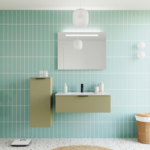 Meuble salle de bain vasque intégrée 1 tiroir - SOHO