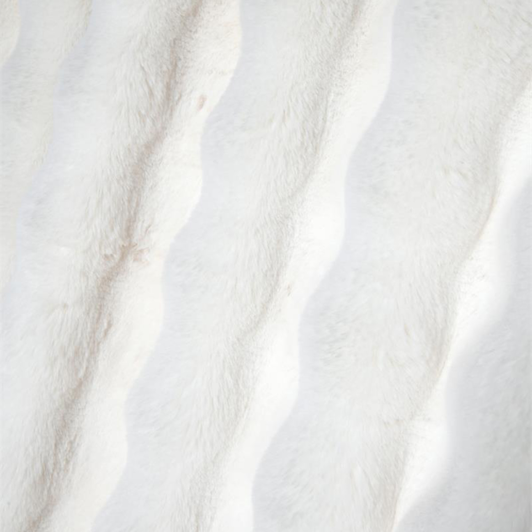 Rideau imitation fourrure ultra doux - Ecru