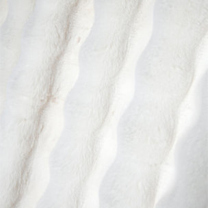 Rideau imitation fourrure ultra doux - Ecru