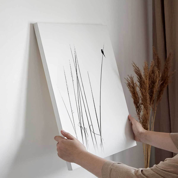 Tableau oiseaux En haut de la branche Toile imprimée