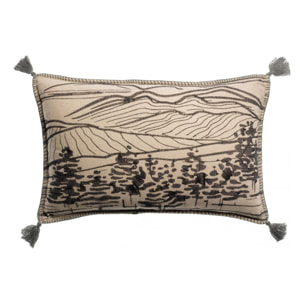 Coussin brodé Dusko