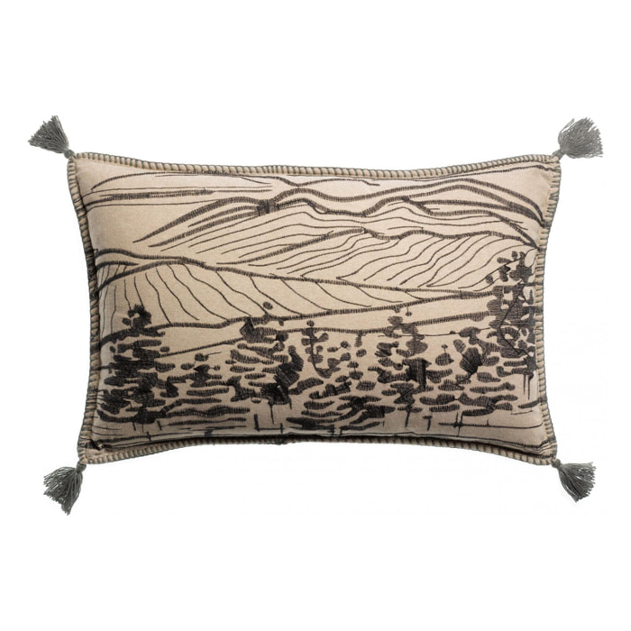 Coussin brodé Dusko
