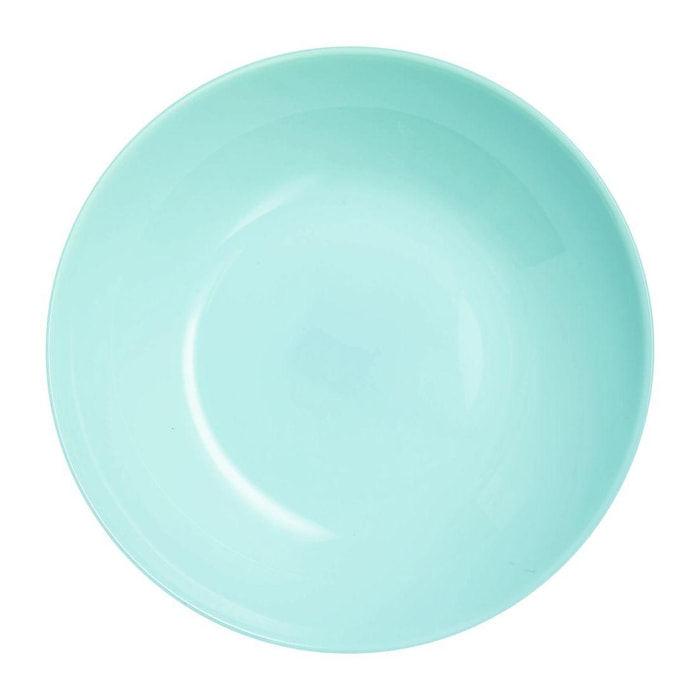 Assiette creuse Diwali Turquoise - Luminarc - verre opale extra résistant