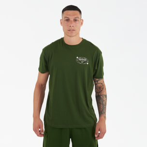 T-shirt in cotone BIGGER verde militare