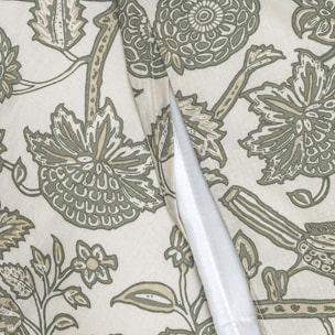 Copripiumino in cotone enelia verde secco – taupe
