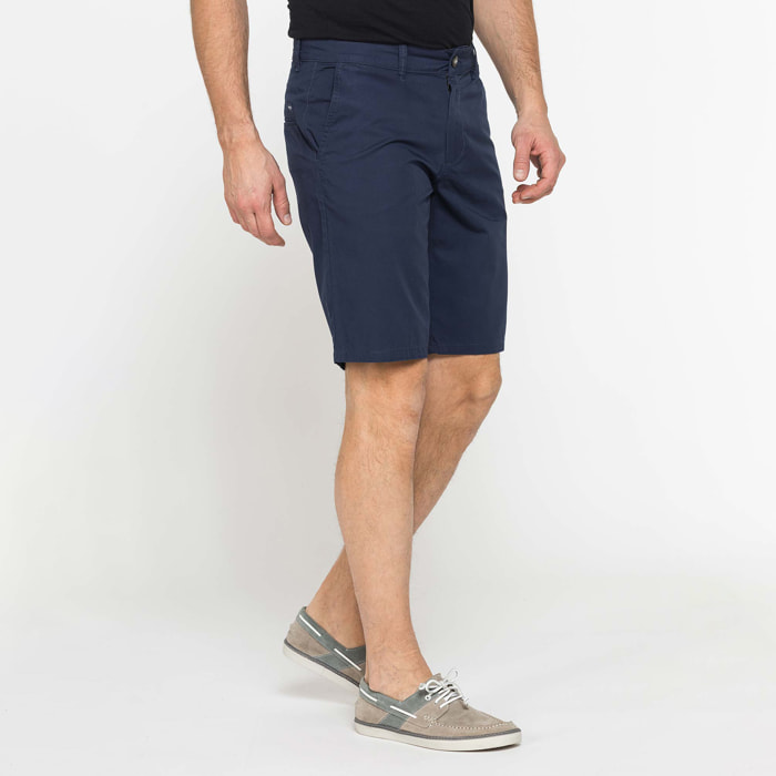 PANTALONE CORTO CHINO IN LEGGERA GABARDINA DI COTONE