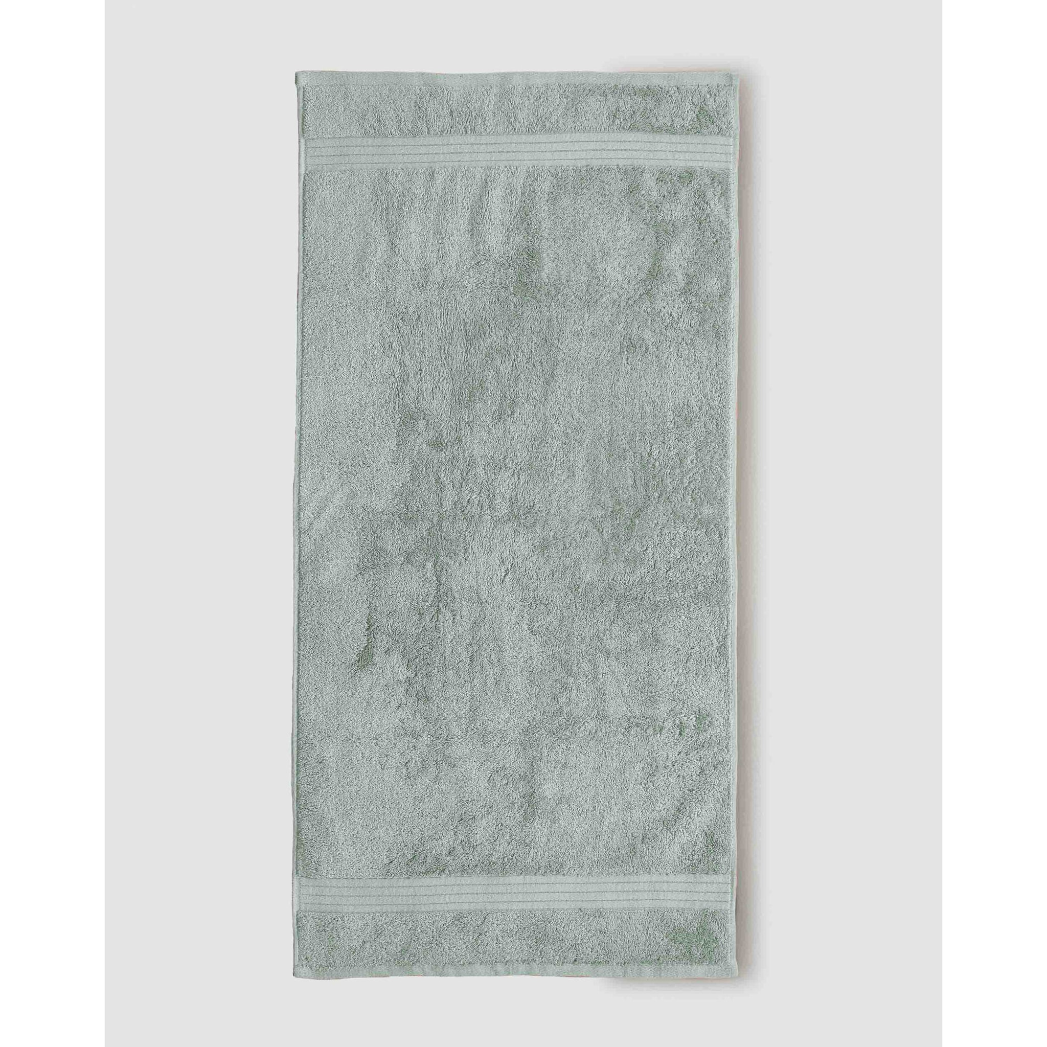 Toalla de baño 700gr/m² cenefa rayas verde keike