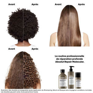 Série Expert Absolut Repair Molecular - Recharge Shampoing réparateur pour tous types de cheveux abîmés