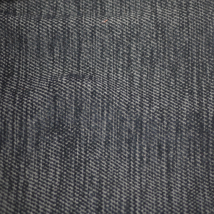 Tissu uni non feu M1 en velours fiore - Gris Foncé