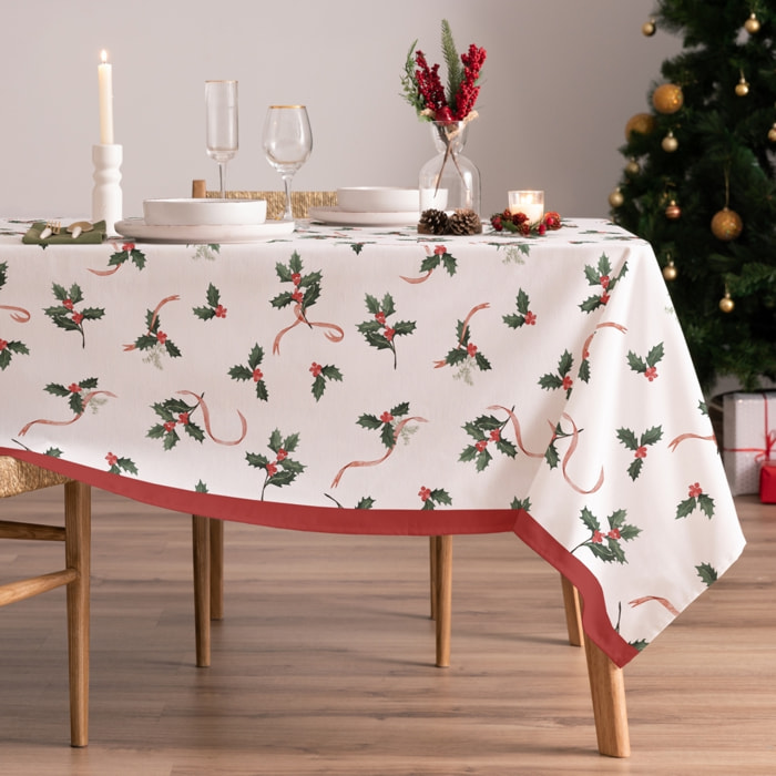 Mantel antimanchas RIBBON ROJO