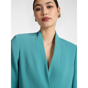 Elena Mirò - Chaqueta con cinturón - Light - blue